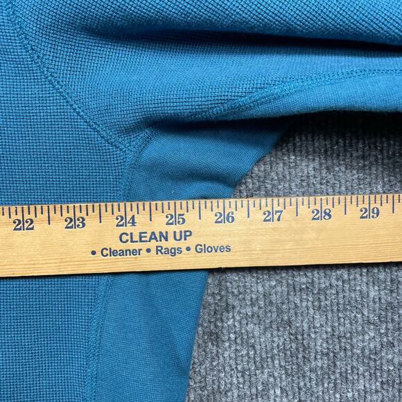 Duluth Trading Co. 1/4 Snap Sweater Men's 2XL Blue Long Sleeve Stretch Casual - Picture 5 of 8